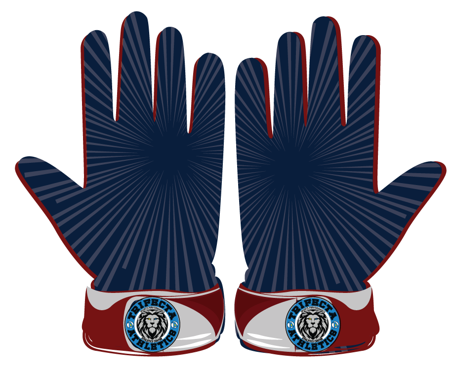 Time Warp batting gloves with leather front, lycra back, neoprene cuff, and shock-absorbent stitching for durability and comfort